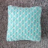 Cushion Cover Woven Classic 4040aqua