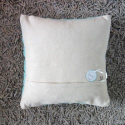 Cushion Cover Woven Classic 4040aqua