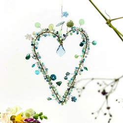 Dekoration FUNKEL Herz romance sky