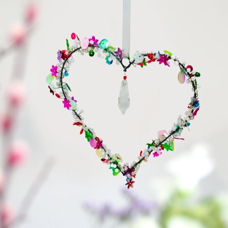 Decoration FUNKEL Heart Starsequins