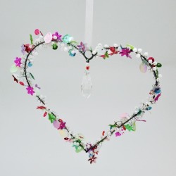 Decoration FUNKEL Heart Starsequins