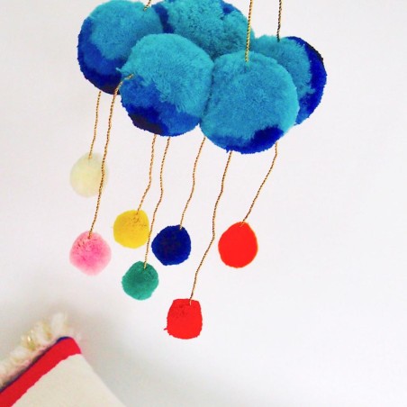 Dekoration Mobile Wolke