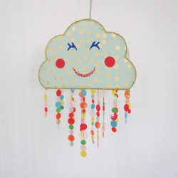 Lampshade Set 3 Goldy Cloud