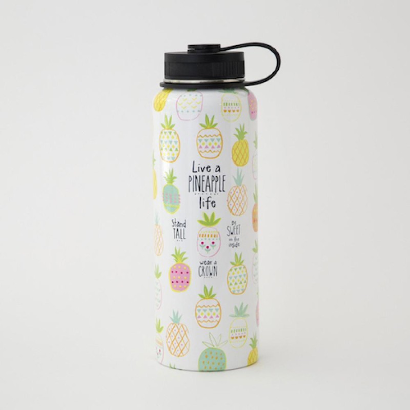 Gourde Thermos Lg Pineapple life