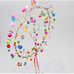 Décoration FUNKEL Herz in Kranz