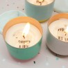 Table decoration candle-Love-Marmor