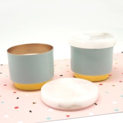 Bougie décorative de table-Slow, Marmor