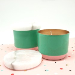 Table decoration candle-Slow,Marmor