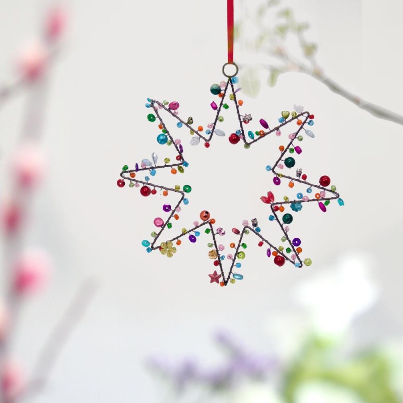 Décoration FUNKEL Stern 8 leg M