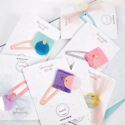 Pince à cheveux Paillette Bow