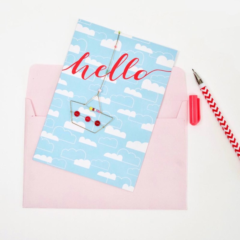 Card + envelope Hello
