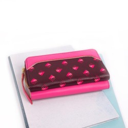 Porte-monnaie FUJI DW plum