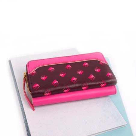 Porte-monnaie FUJI DW plum