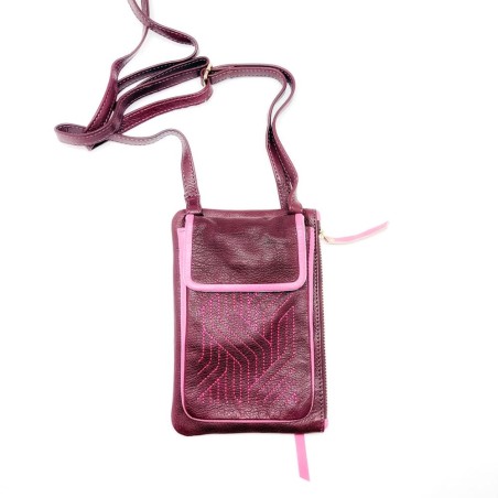 Cellphone Bag LET IT GO plum