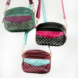 Bag/belt bag Doubledot plum