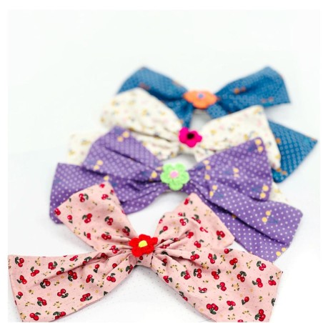 Hairclip Cherry Bow XL