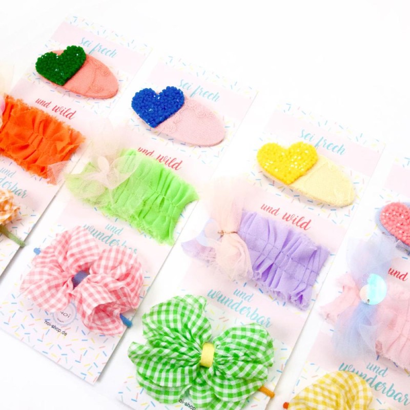 Hairclip+Hair elastic Wild & Free set/3