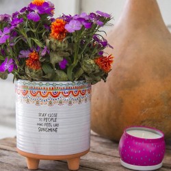 Planter Terra Cotta L Stay Sunshine