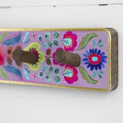 Wandhaken Garderobe Floral