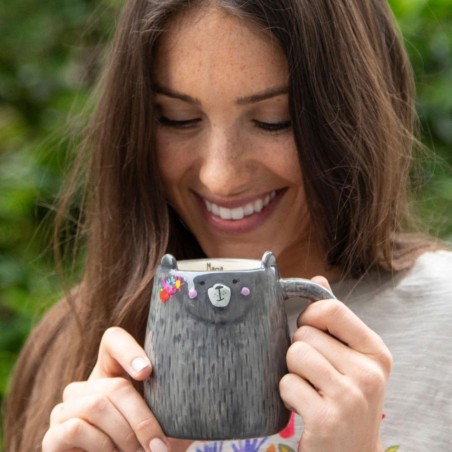 Mug Folk Art Mama Bear