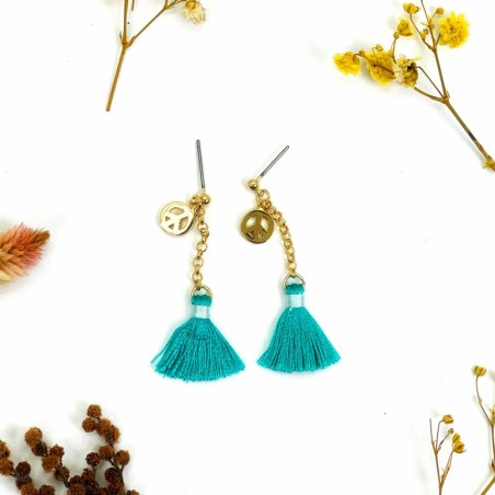 Boucles d'Oreilles Tassel Cutie Peace