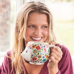 Mug Folk Art Hedgehog Igel