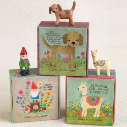 Lucky charm in a box puppy dog