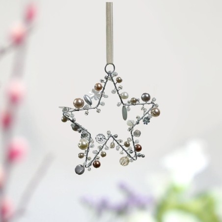 Decoration FUNKEL Small Stern Silver