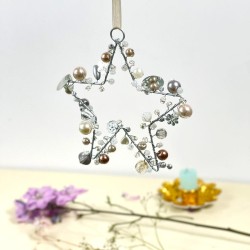 Decoration FUNKEL Small Stern Silver