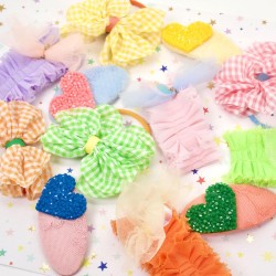 Hairclip+Hair elastic Wild & Free set/3 Viola