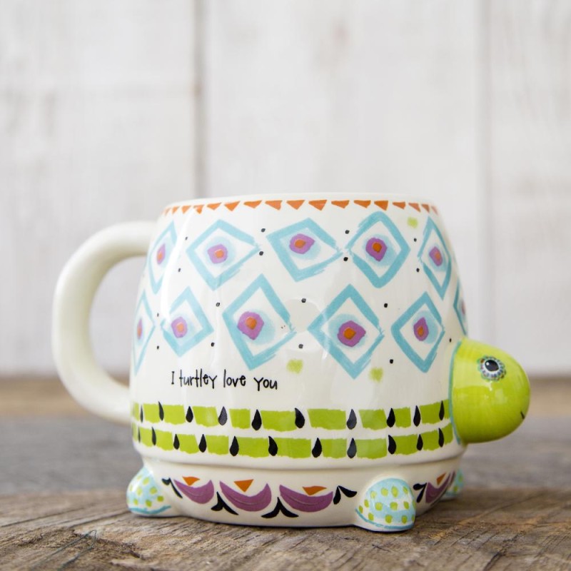 Mug Folk Art Myrtle The Turtle