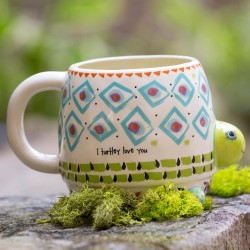 Mug Folk Art Myrtle The Turtle
