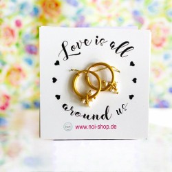 Boucles d'Oreilles midsummer 3 stone water