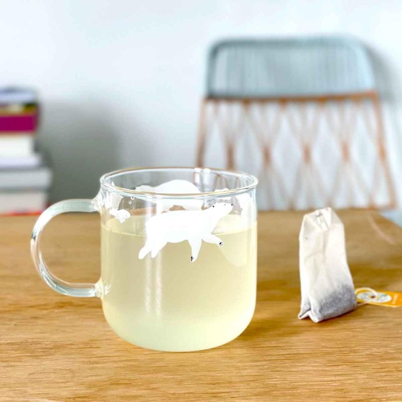Mug en verre Icebear
