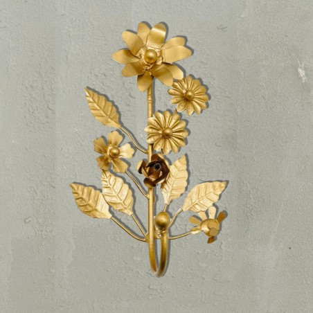 Wall hook Flora gold 1