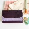 Portemonnaie CODE Leather DW plum