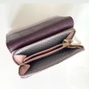 Porte-monnaie CODE Cuir DW plum