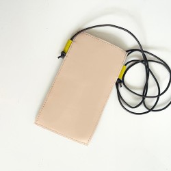 Pochette téléphone colorblock ltblue