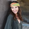 Stirn- und Haarband Boho Bandeau orange/green Borders