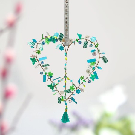 Decoration Funkel Peaceheart