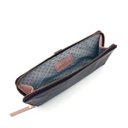 Porte-monnaie smartwallet Flowerdot plum