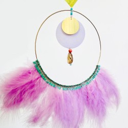 Décoration Feather viola