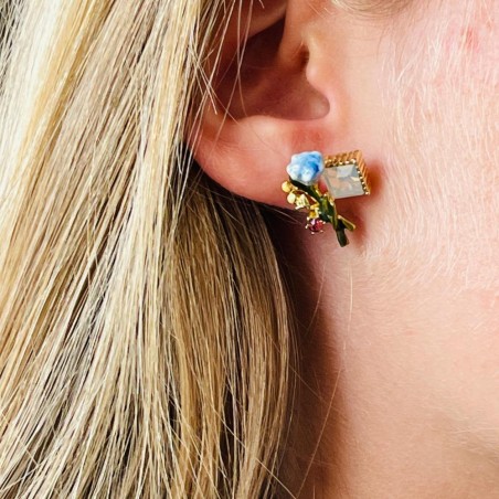 Earrings Pompadour flowerbunch