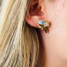 Earrings Pompadour flowerbunch
