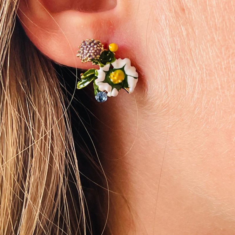 Earrings Pompadour creme