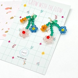 Boucles d´Oreilles Flowerbunch Stones