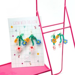Boucles d´Oreilles Flowerbunch Stones