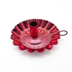 Candle Holder Sparkle Apricot L