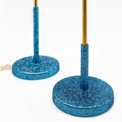 Kerzenhalter Flower Glitter ocean-gold Set/2- SALE