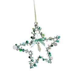 Décoration FUNKEL Stern 17 mint